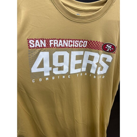 Official NFL New Era Apparel San Francisco 49ers Quick Dry Shirt NWT XL Read - Picture 3 of 9
